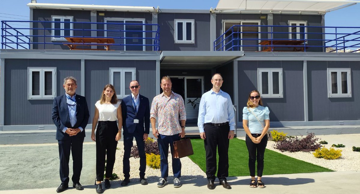 cmmicyprus's tweet image. 📣 We were honoured to host a couple of weeks ago Commander Nicolas Fredon, French Defence Attaché to Cyprus, at our Voroklini Campus.
Our CEO, Mr. Zacharias Siokouros, alongside colleagues, presented CMMI’s mission, expertise, and capabilities in the fields of defence,…