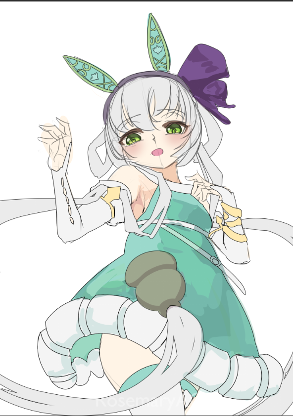 trying a new way to sketch