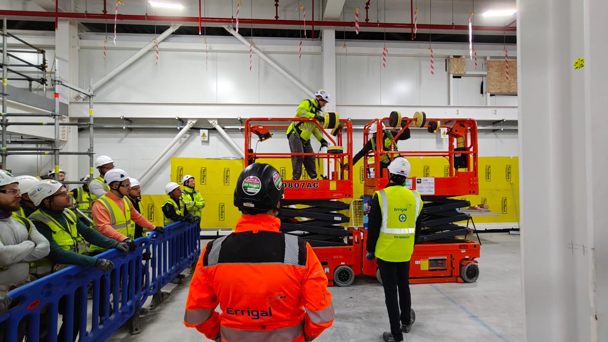 ErrigalGroup's tweet photo. CIF Safety Week 2025 🦺
Last week at Errigal, our teams across sites focused on Working at Height, Fire Safety, and MEWP Rescue - reinforcing our commitment to safety, teamwork, and accident prevention. ����
#CIFSafetyWeek #ErrigalGroup #SafetyFirst #ConstructionSafety #Errigal https://t.co/NZiJK1eP43