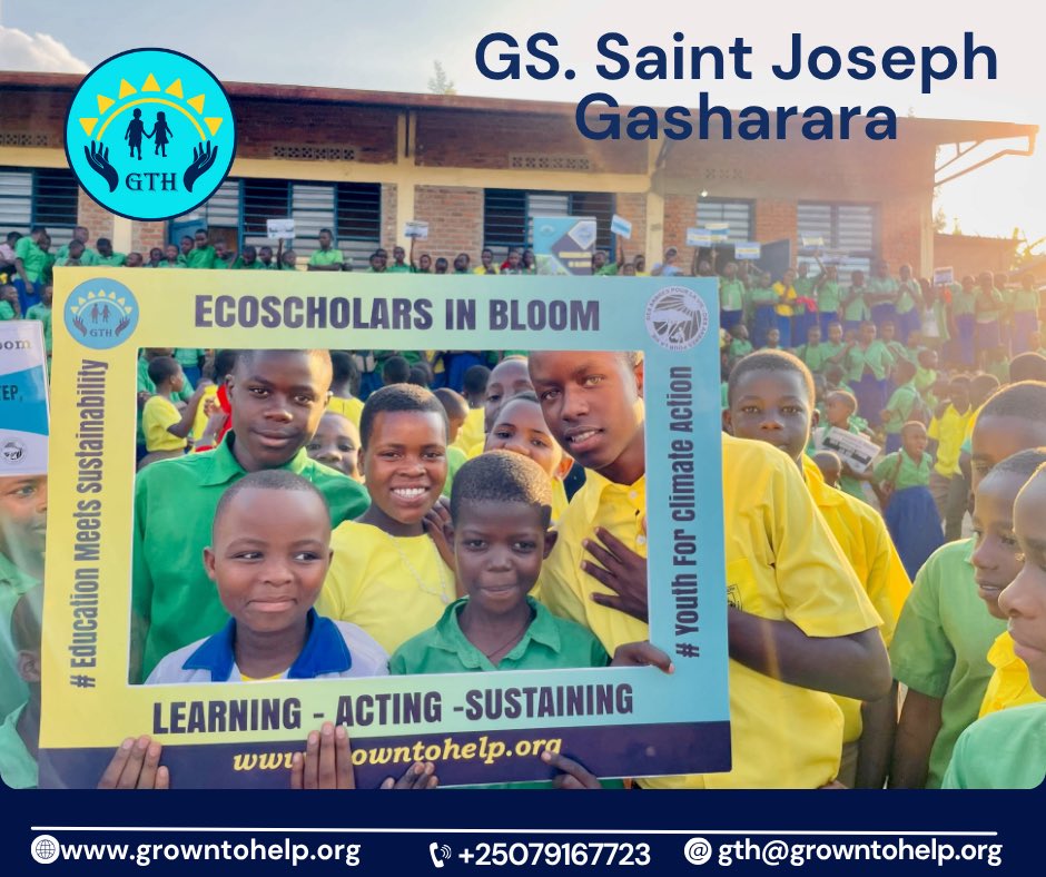 HelpGth's tweet image. Sponsored by Association des Arbres Pour La Vie, we empowered 1,000+ students from GS Saint Joseph Gasharara with hands-on training in tree planting, waste management &amp;amp; sustainability! 🌍💚 #Sustainability #ArbresPourLaVie #YouthForClimateAction #EducationMeetsSustainability