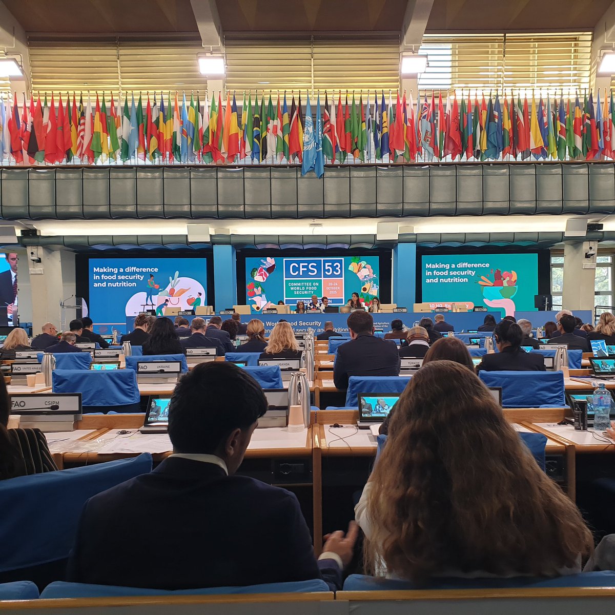 SDG2AdvocacyHub's tweet photo. 🟡#CFS53 has brought together governments, farmers, youth, and civil society to advance food systems transformation to attain global food security.

➡️Follow the discussions and stream sessions live 👉 https://t.co/yNkurWczM0
#GoodFood4All | #CFS53 | #SDG2 https://t.co/EYO2qmxl7a
