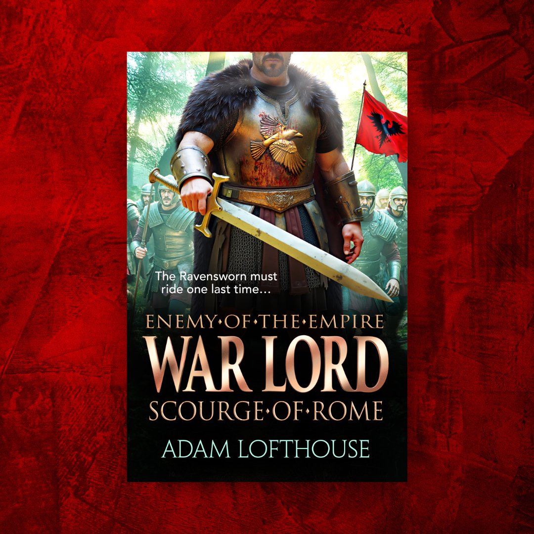 Happy Publication to <a href="/AdamPLofthouse/">Adam Lofthouse</a>! 🎉
#WarLordScourgeOfRome is the brand new final instalment in the epic Enemy of the Empire trilogy! 🗡️

Get your copy today: mybook.to/WarLord 📖
