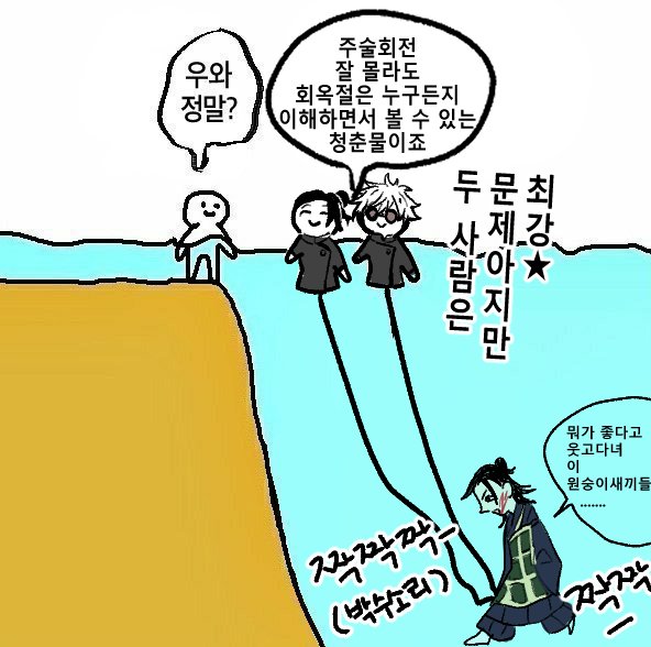 @ : 약간
제 감상은 이런느낌

어제 회옥절 같이 본 타장르 터친이 그려줬는데 너무 웃겨ㅠㅠㅠㅠㅠㅠ퓨ㅠㅠㅠㅠㅋㅋㅋㅋㅋㅋㅋㅋ