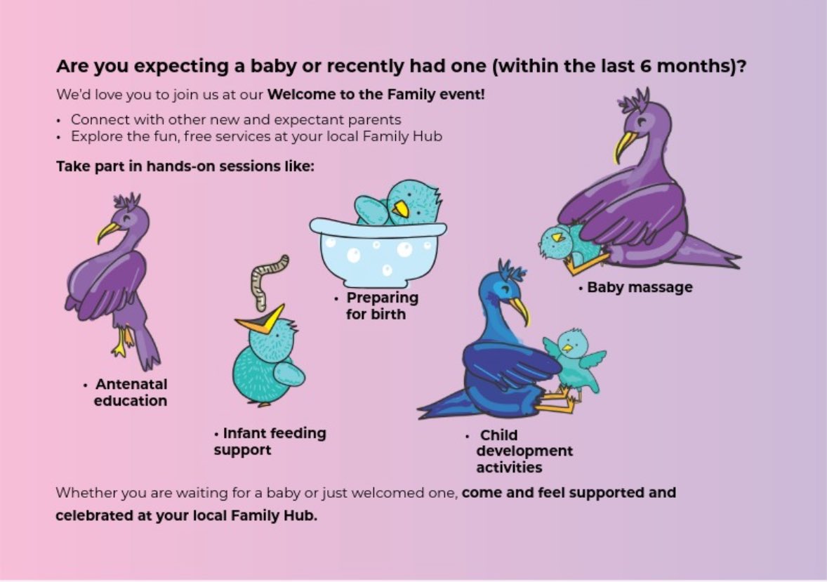 Exciting event in the ward this week! 

If you are pregnant or have given birth within the last six months please consider this your invitation to attend on Thursday. 

It’s lovely to have Brownlow hosting such a lovely event ❤️.