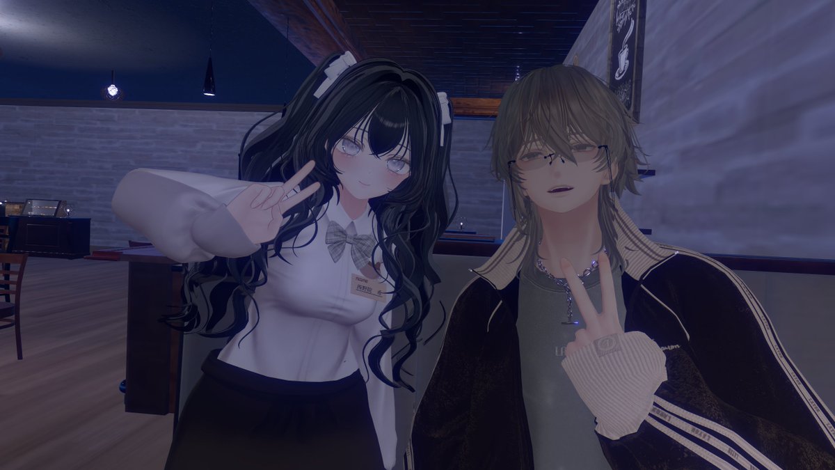 VRC_Ray's tweet image. また会えてよかったしこれから沢山話そうね
ありがとうまた遊びいくね
#TRIANGULAR_VRC