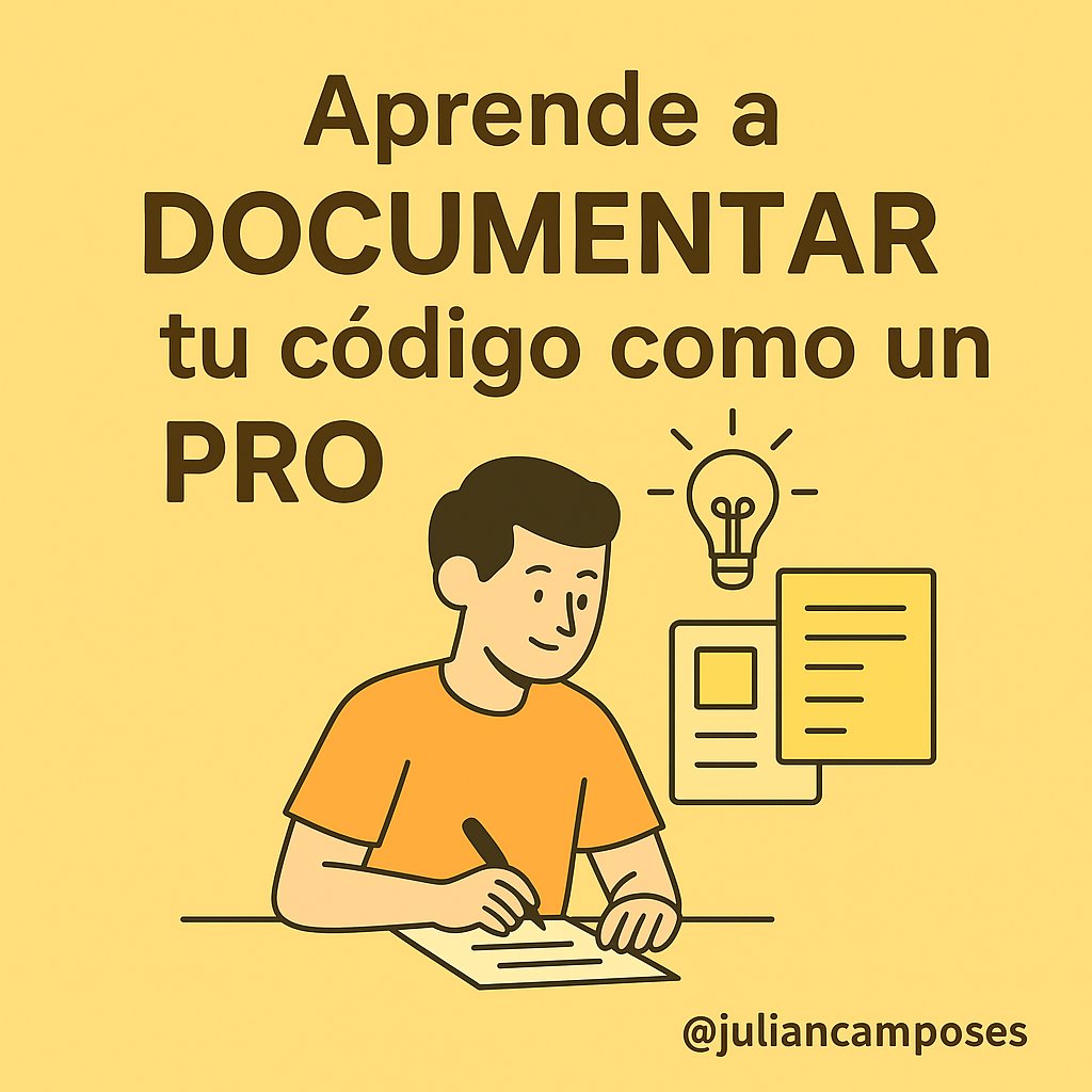 juliancamposes's tweet image. Si eres programador JUNIOR, también debes aprender a DOCUMENTAR.

Si crees que ser programador es solo saber lenguajes, estás muy equivocado.

El código es solo una parte del trabajo.

Aprende a documentar BIEN tus PROYECTOS 🧵👇
