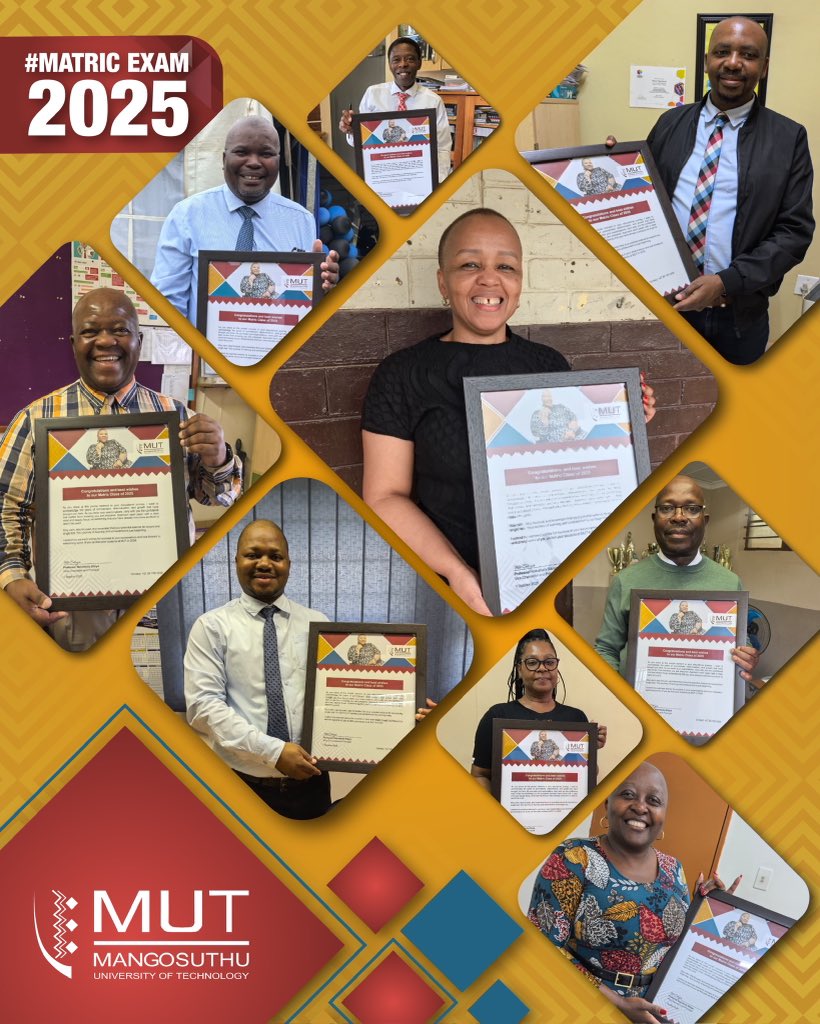 As the matric class of 2025 enters their final exam season, messages of encouragement and support were delivered by MUT Vice-Chancellor and Principal, Professor Nokuthula Sibiya, through the student recruitment office. The strong partnership between Umlazi High School principals