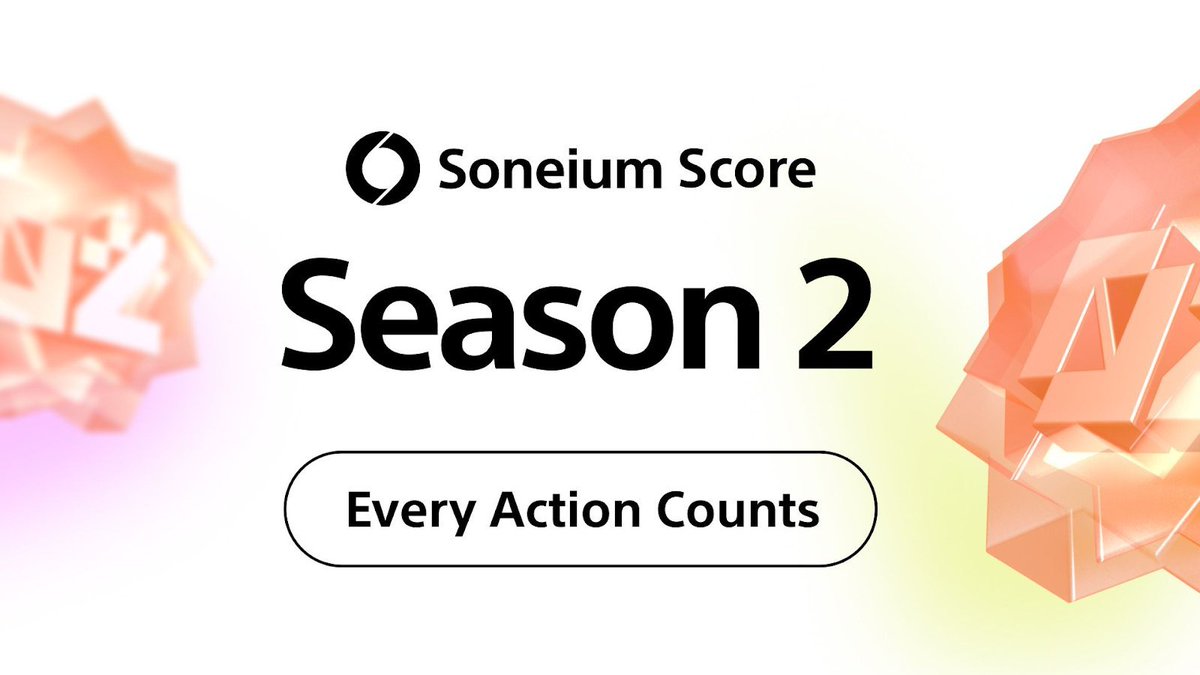 ⏳ 72 hours left in Soneium Score Season 02.

Your last chance to complete Quests and lock in Bonus points before the season closes.