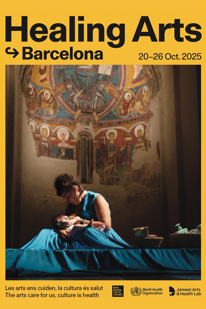 Avui comença la setmana #HealingArtsBarcelona!🎉

👉La Setmana de les #ArtsEnSalut arriba a Catalunya amb més de 100 activitats per descobrir i viure el poder transformador de les arts en la salut i el benestar.

📲 Consulta tot el programa al web: healingartsbarcelona.org