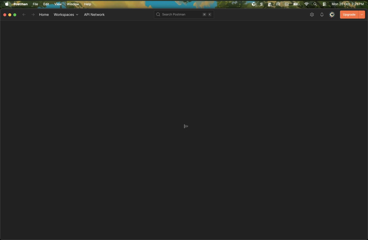 anujxforge's tweet image. No way postman is also down😩
 i have to curl commands now