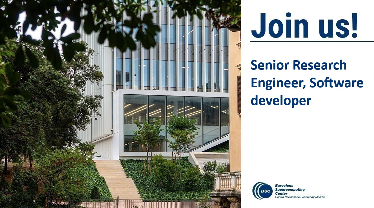 BSC_CNS's tweet image. 📢 Vacancy: BSC is looking for a Senior Research Engineer, Software developer for the Computational Social Sciences and Humanities Program

➡ bsc.es/join-us/job-op…

#BSCAIFactory #AIFactory #NextGenerationEU #PlanDeRecuperación