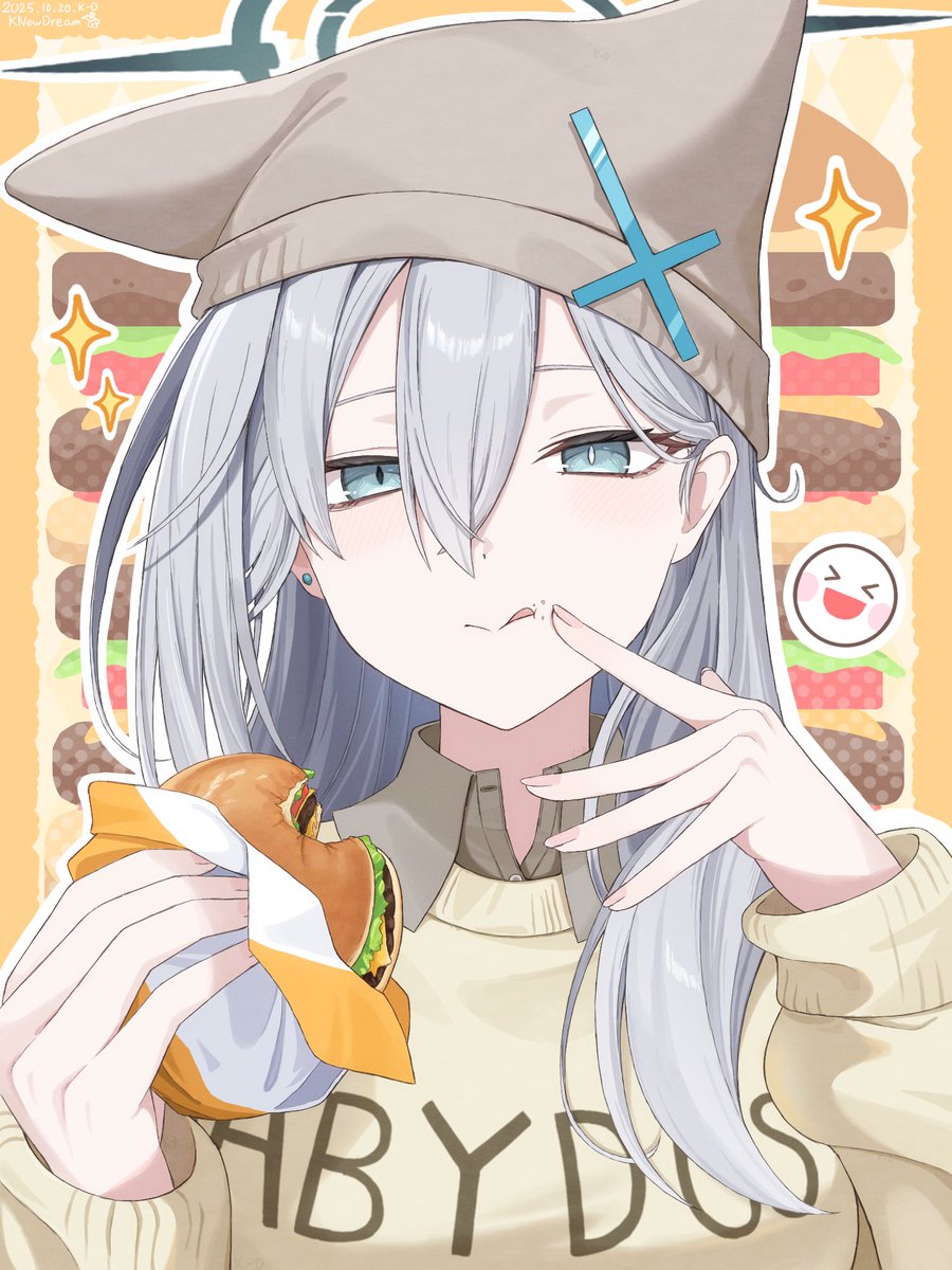 ん、先生も食べる？
#ブルアカ #BlueArchive #ファンアート