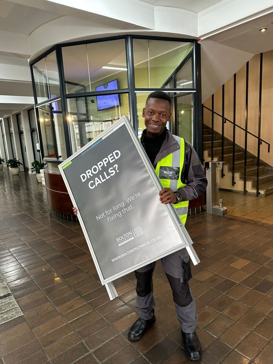 boltontech_sa's tweet image. Dropped calls in your office or building? Not on our watch!

Our Signal Expert Team Leaders are out in the field, solving weak signal issues and boosting mobile coverage site by site.

Chat to our signal experts today:
🔗 boltontechnical.co.za/pages/contact-…

#CellularCoverage #MobileSignal