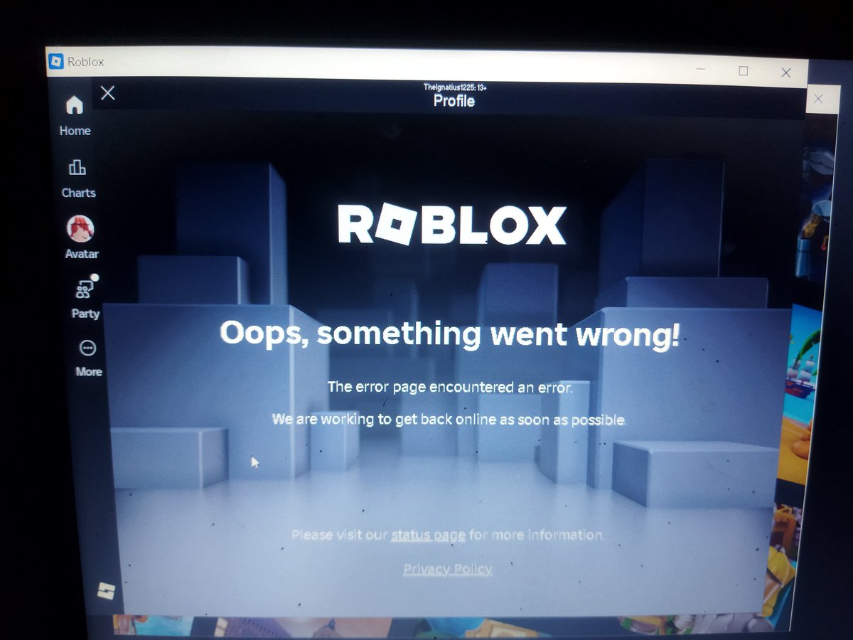 EugamusOrig2's tweet image. 😭
#robloxisdown