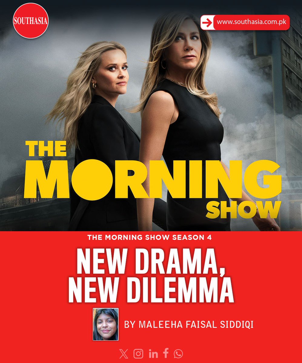 southasiamag's tweet image. The Morning Show Review by Maleeha Faisal Siddiqi.

Read more here: southasia.com.pk/.../30/the-mor…

#ShowReview #TheMorningShow #SouthAsiaMagazine #October2025