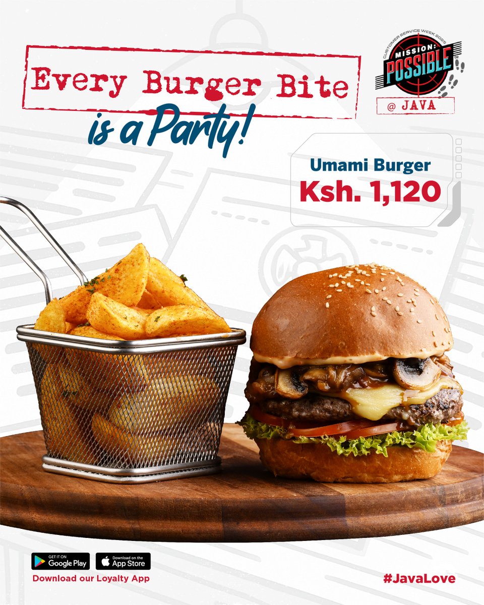 javahouseafrica's tweet image. Today is your chance to enjoy our Burgers with a deal! Visit your nearest Java branch to enjoy our Burger BOGOF offer.​
#MondayBurgerMadness​
#JavaLove