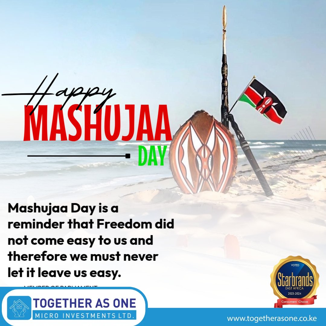 TogetherasoneM's tweet photo. May you have a day filled with pride, remembrance, and celebration as you honor the heroes who fought for Kenya's freedom and those who continue to build the nation.
​Pongezi kwa Mashujaa wetu! 

https://t.co/nWr2nMOIYB 

#MashujaaDay2025
#Heroes
#TogetherAsOne
 Raila https://t.co/hpLNjj55zi