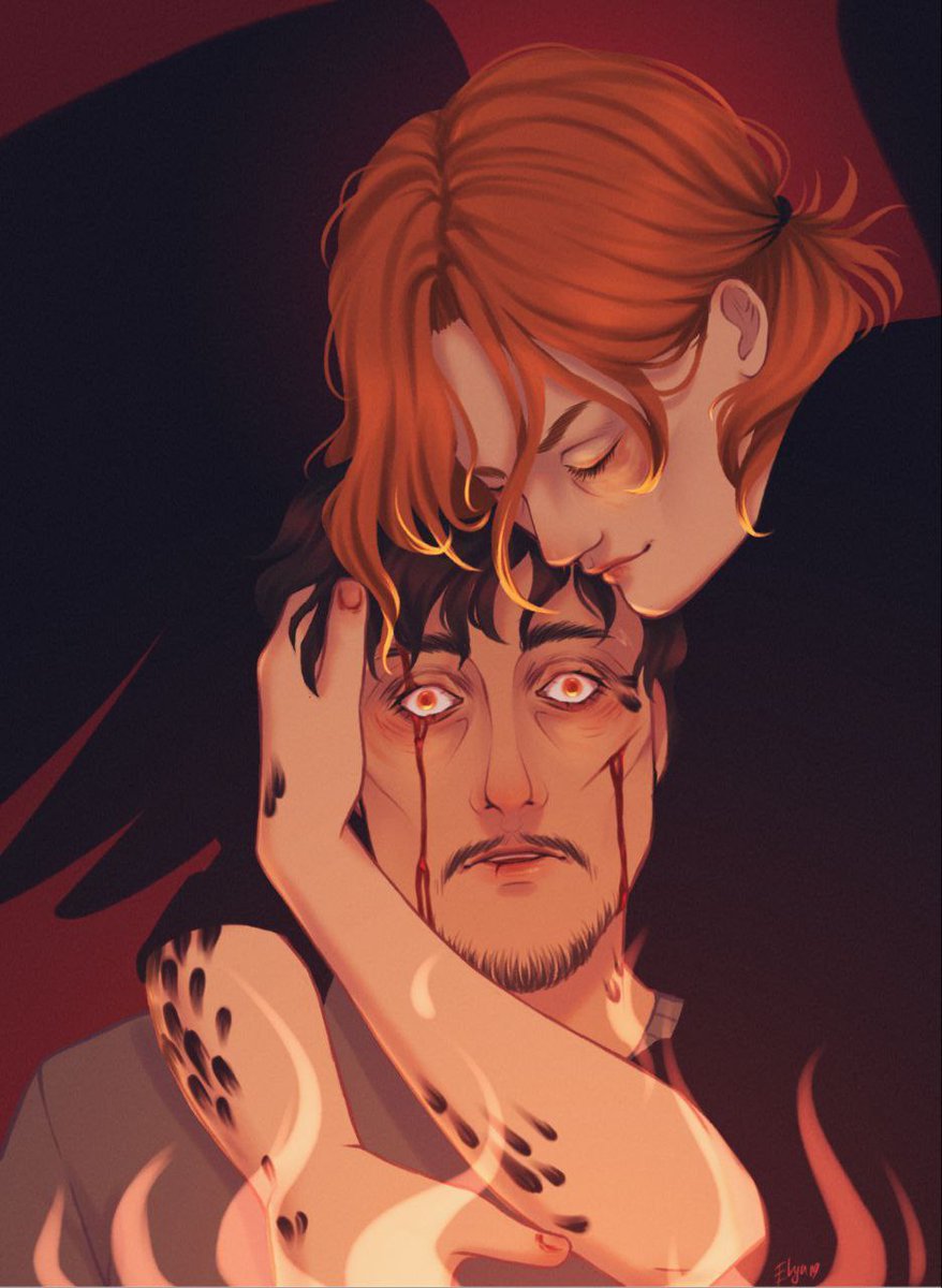 Продолжаем серию редравов
В этот раз я решила немного изменить смысл оригинала, теперь тут и Игорь и Серёжа в полной гармонии со своей птичкой ✨🥰

#разгром #мги #мгчд #сергейразумовский #игорьгром