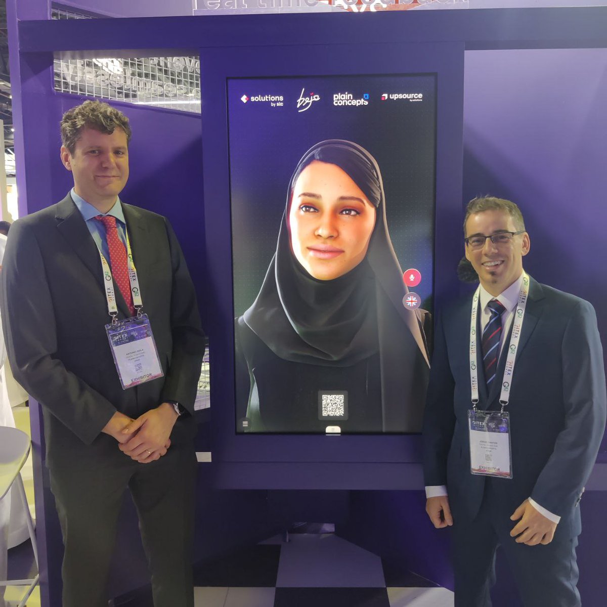 jorge_magic's tweet image. Just back from #GITEX2025 in Dubai 🇦🇪 — one of the world’s biggest tech events!
Together with @PlainConcepts, Bejo, and Solutions by STC, we showcased the next step beyond chatbots: AI #DigitalHuman Assistants that feel truly human
Always with you 24/7, on your smartphone.