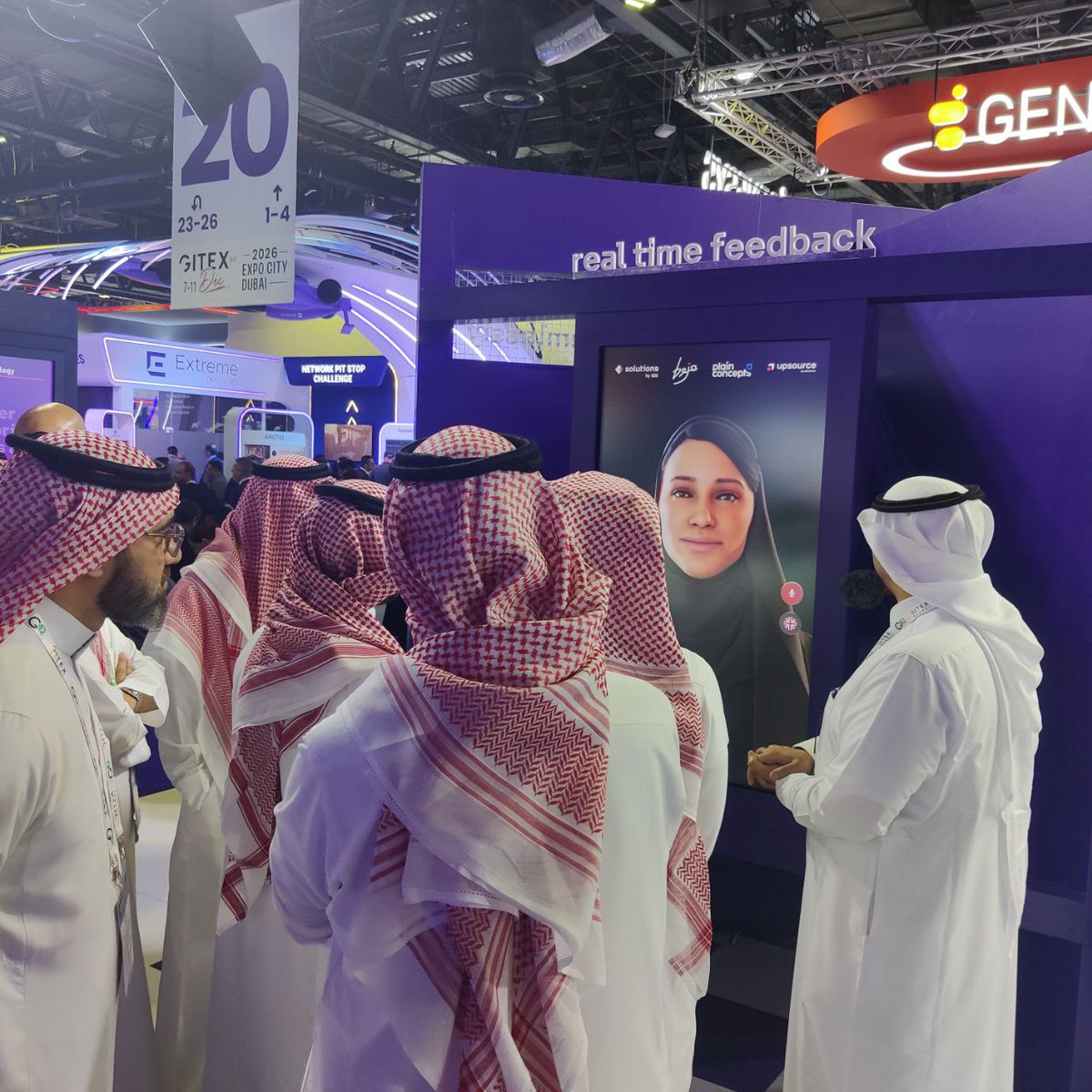 jorge_magic's tweet image. Just back from #GITEX2025 in Dubai 🇦🇪 — one of the world’s biggest tech events!
Together with @PlainConcepts, Bejo, and Solutions by STC, we showcased the next step beyond chatbots: AI #DigitalHuman Assistants that feel truly human
Always with you 24/7, on your smartphone.