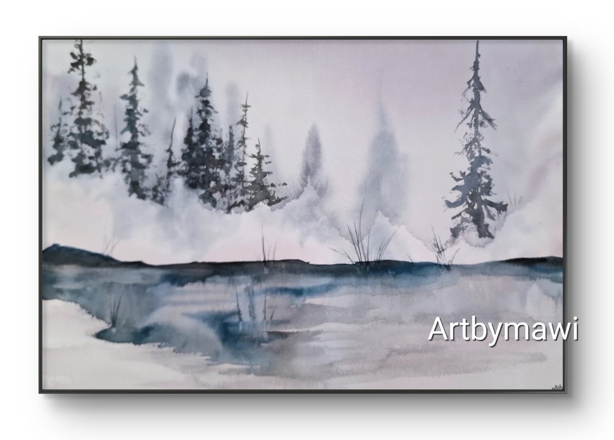 Nytt!
Akvarell A3 42x29,5 cm
"Svag is"
650 kr
#akvarellmålning #watercolor #archespaper
