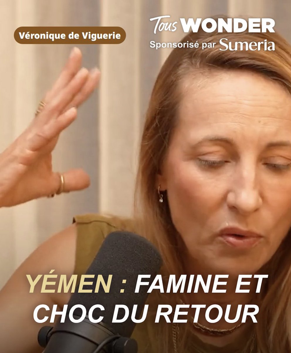 YÉMEN : FAMINE ET CHOC DU RETOUR
Véronique de Viguerie, photographe de guerre <a href="/vero2v/">veroniquedeviguerie</a> 

➡️ Emission complète dispo sur YouTube <a href="/Touswonder/">Tous WONDER</a>
youtube.com/watch?v=o_fvDa…

Véronique de Viguerie raconte le décalage brutal entre la famine au Yémen et le retour à la vie quotidienne en