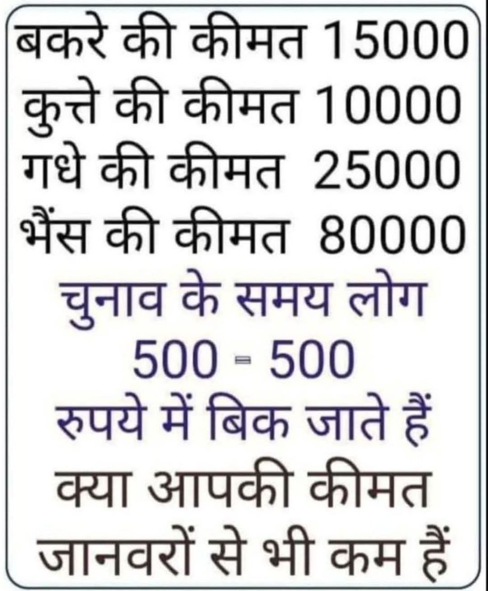 मूर्ख वोटर गधे और कुत्ते से भी गए गुजरे हैं👇👇