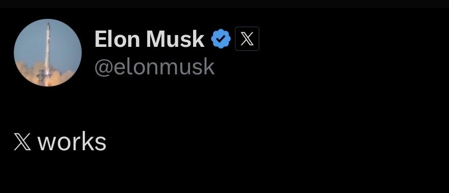 cgtwtz's tweet image. AWS is down 

elon musk: