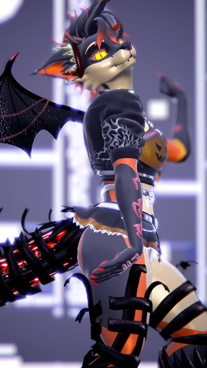 "Yeah, I shook off all the bad vibes
Cut me loose from the pettiness
They turned on me
But now I am perfectly free to be me
This is who I am"

Wanted to experiment with more dynamic poses, and came up with this! Used the second picture I got in an MMD world in VRC as reference!