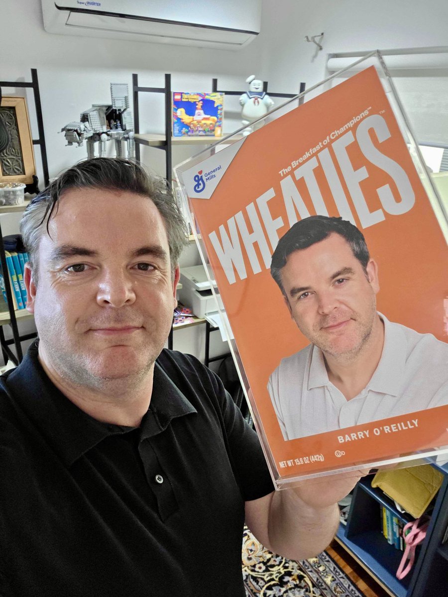 barryoreilly's tweet image. They said dream big… I just didn’t know it’d come in cereal-box size. 🥣
Huge thanks to the amazing team at @GeneralMills for making my @wheaties moment real!
A reminder to think bigger, be bolder & back yourself. 💪
#Wheaties #BreakfastOfChampions #MondayMotivation