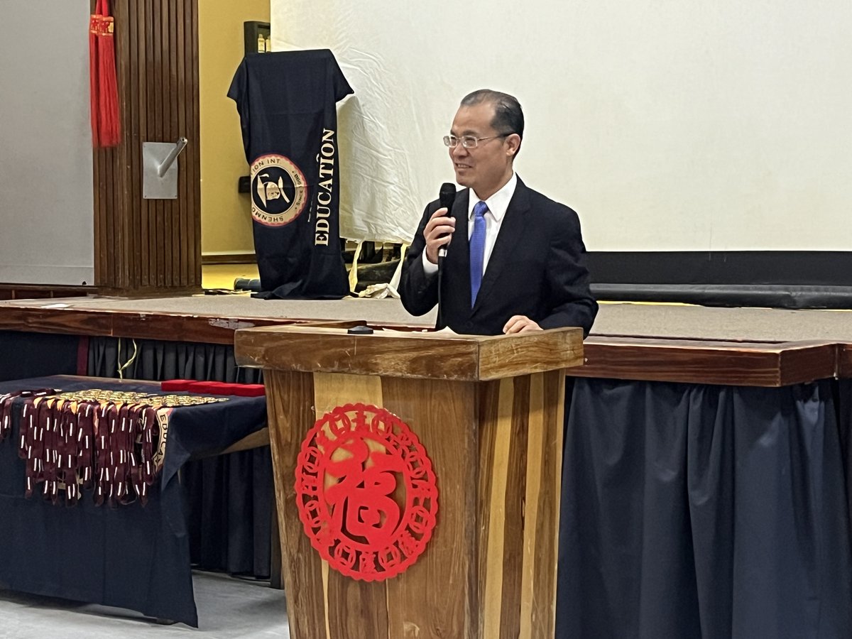ChinaEmbNamibia's tweet image. On October 11, Ambassador Zhao Weiping was invited to attend the first National Abacus Mental Math Competition organized by Shenmo Education Namibia.

In his remarks, Ambassador Zhao said that the abacus calculation is a great invention of the Chinese nation dating back to 1,800…