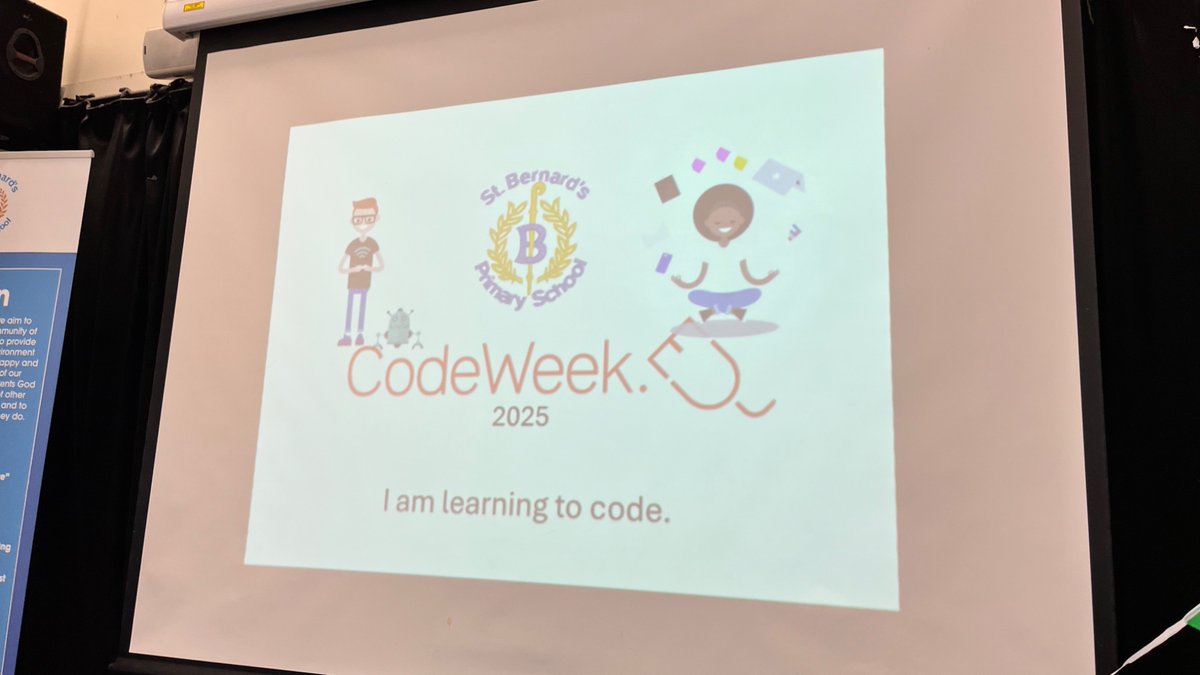 StBernardsPS's tweet image. 🧩💻#Codeweek2025  with our P1a, P1b & P2/1 pupils! Lots of resilience and problem-solving on show as they explored drag-and-drop coding and sequencing with block-based activities. 👏✨
@CodeWeekEU @CodeOrg @DL_for_All #EUCodeWeek