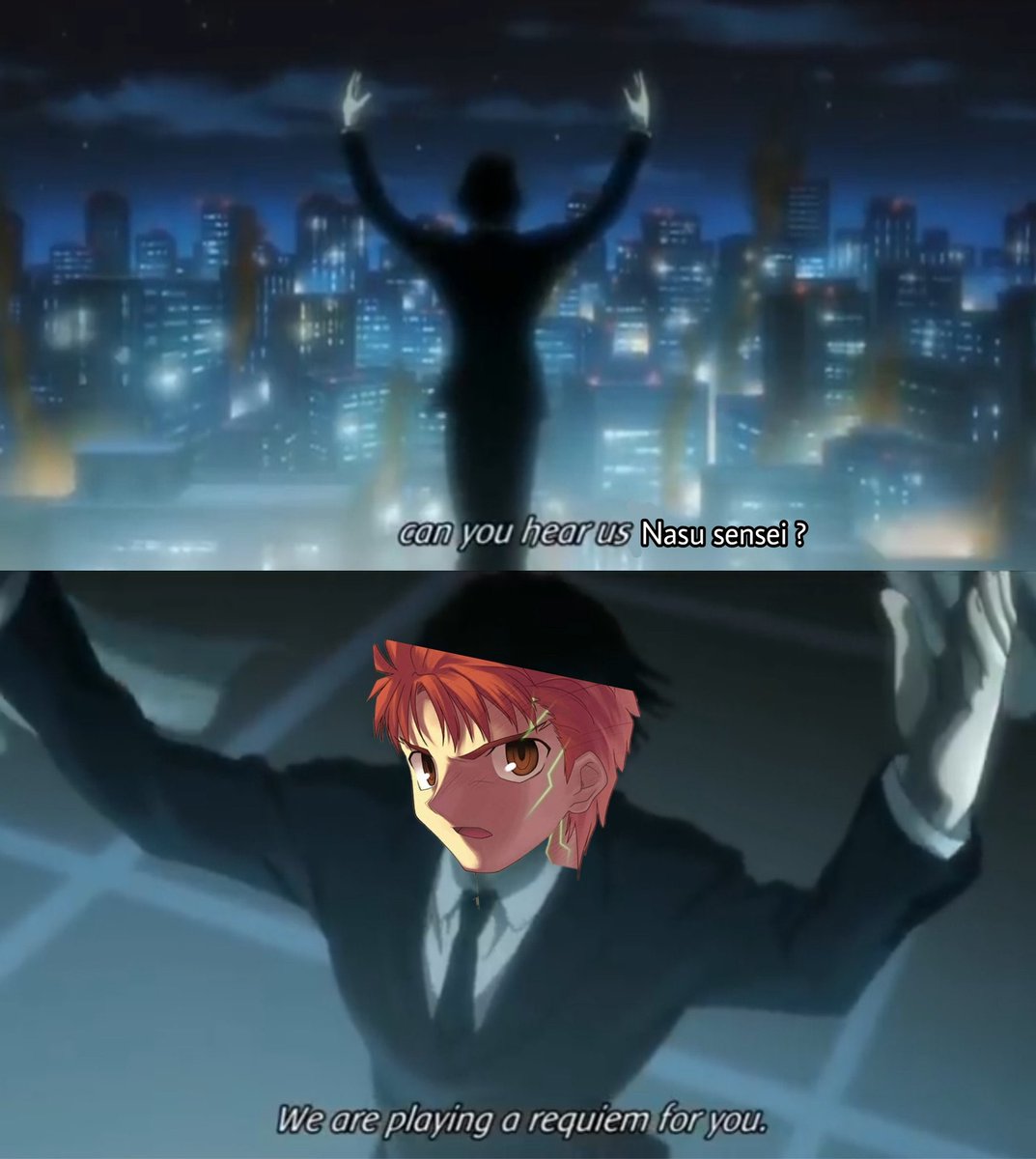 ARCHER'S ENGLISH VA JOINED SHIROU DAY

EACH YEAR IS ANOTHER STEP FOR OUR REQUIEM TO REACH TYPE MOON. 

TO REACH NASU SENSEI 

#shirouday