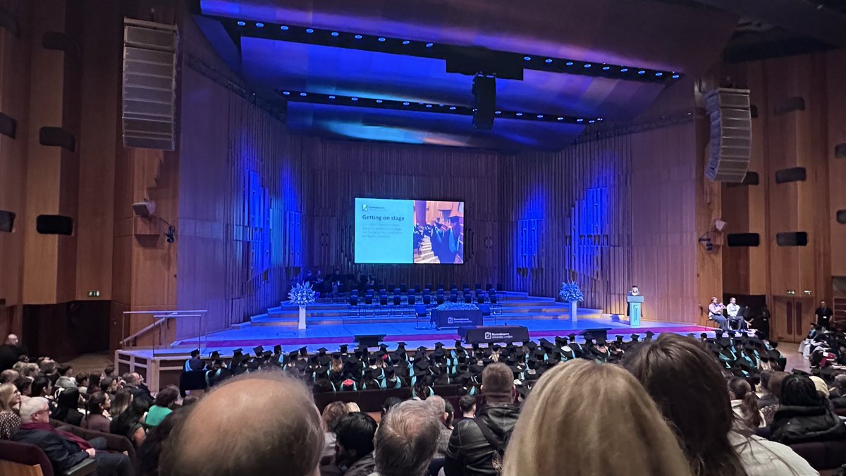 Fantastic morning at The Barbican Centre - watching the fabulous students of Ravensbourne University.
It’s “Graduation Day”