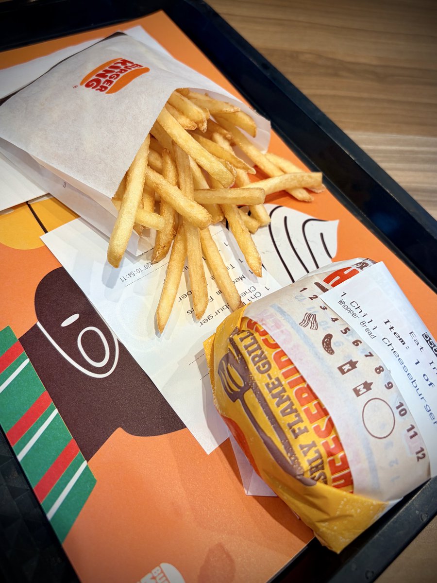 joebrenden's tweet image. Nå er det blitt 105 kroner for dette på Burger King. #inflasjon