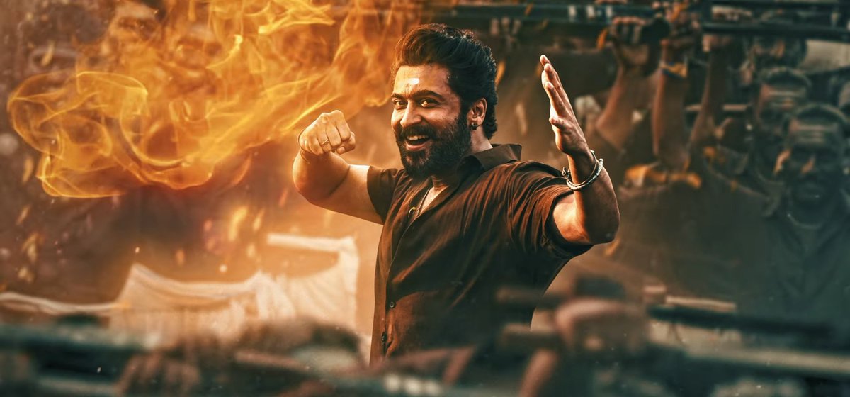 Ammar_Yasin_'s tweet image. Suriya In God mode fr 

Best looking 50 years old man 🫶

#Karuppu #Godmode