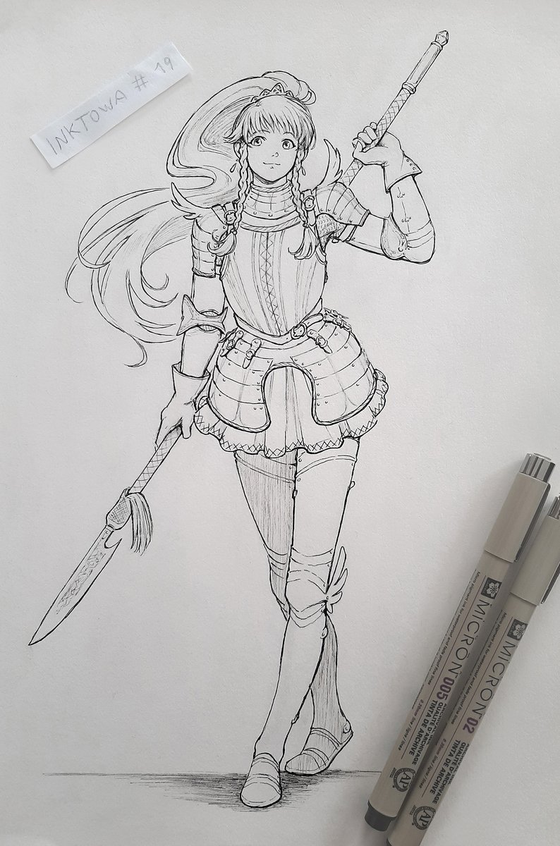 Day 19 - Tana (FE8)
I sure have been drawing a lot of pegasus knights lately, lol. #inktober #fireemblem