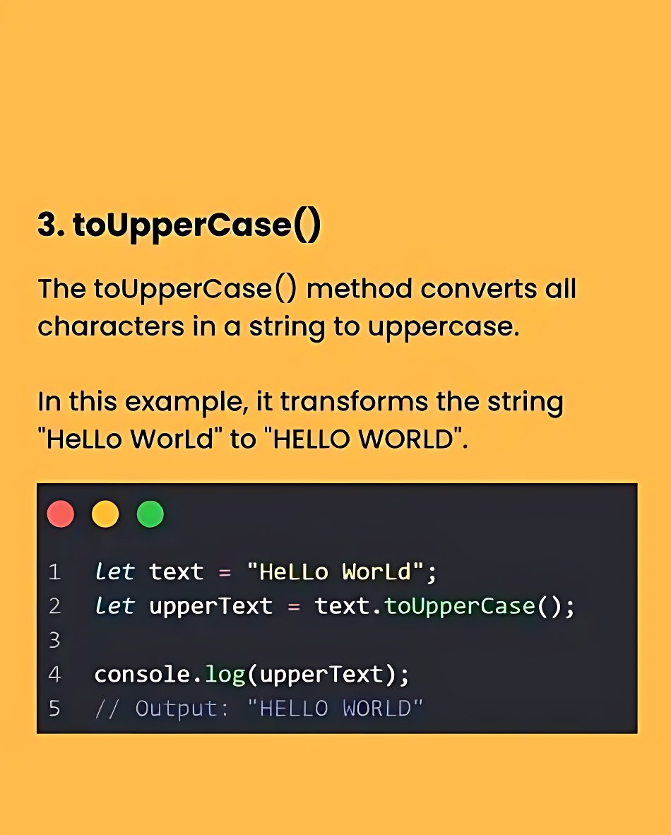 11xcoder's tweet image. Breaking down the essentials of **JavaScript String Methods**! This is the kind of foundational knowledge that makes coding so much smoother. Keep learning, keep building! 💪💻 
#DeveloperJourney #Frontend #Tech