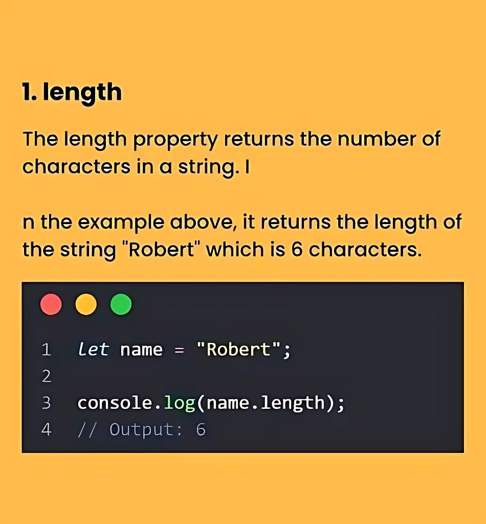 11xcoder's tweet image. Breaking down the essentials of **JavaScript String Methods**! This is the kind of foundational knowledge that makes coding so much smoother. Keep learning, keep building! 💪💻 
#DeveloperJourney #Frontend #Tech