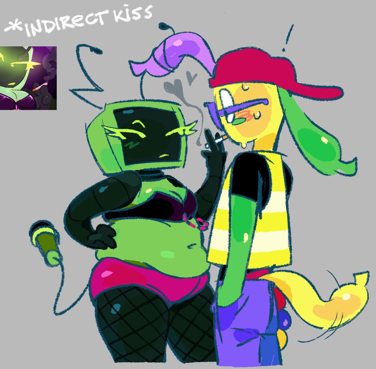 fanart cuz I love this au's designs and i love #LooVee