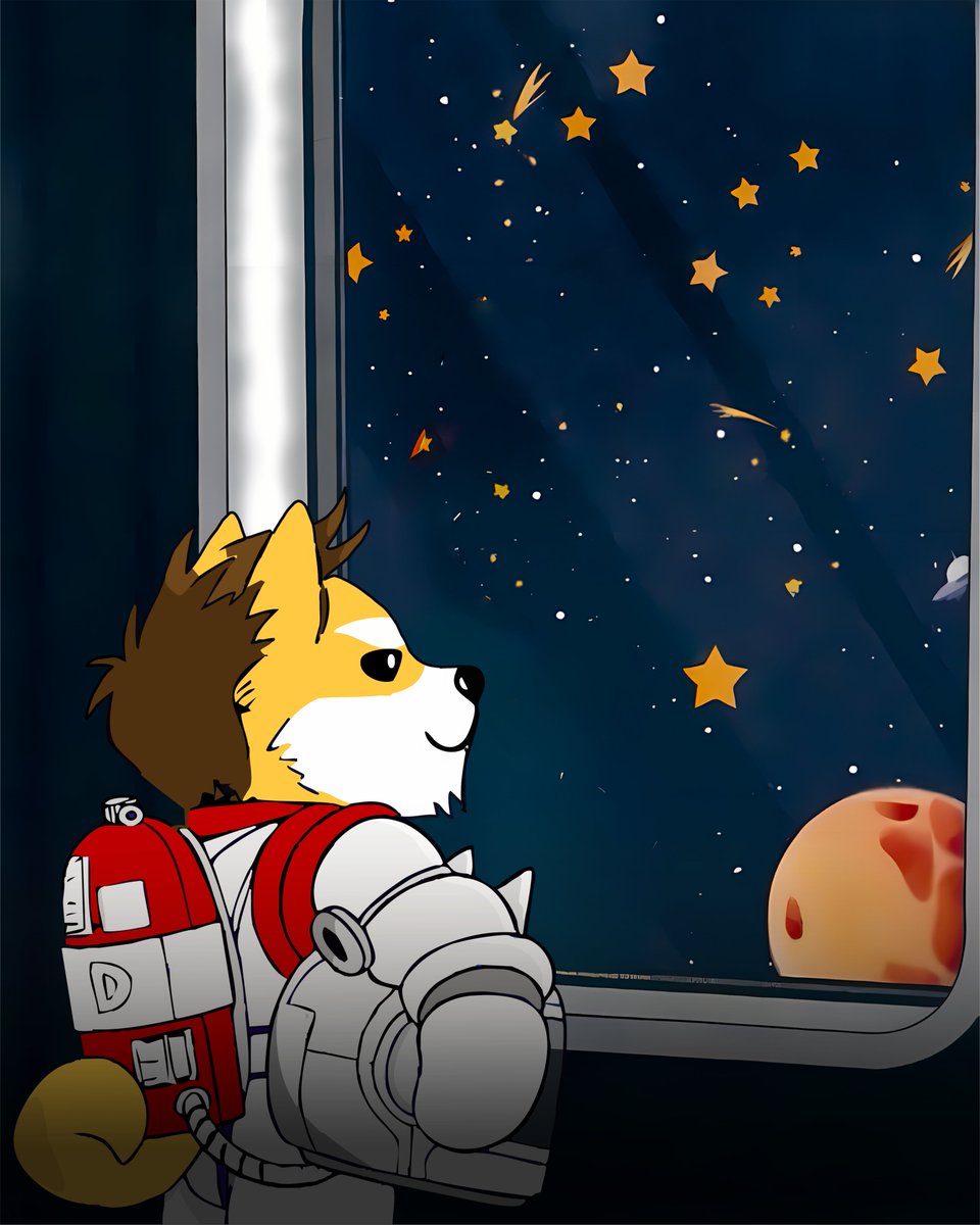 DogelonWarriors's tweet image. A window view today. A conquered galaxy tomorrow.