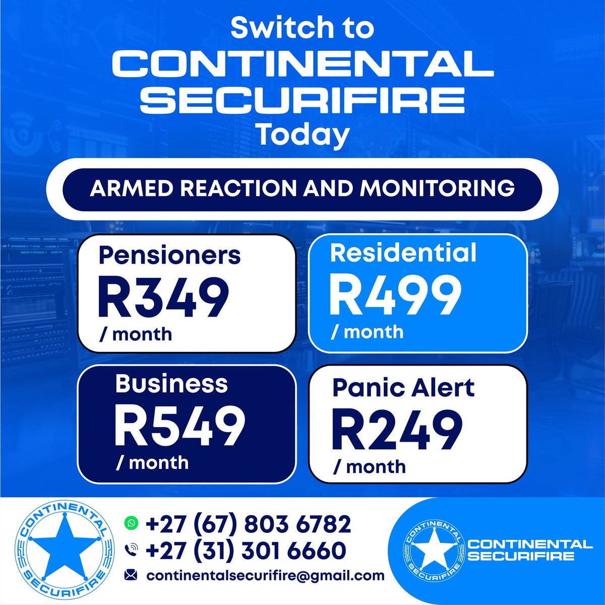 CSecuriFire's tweet photo. Why wait? Protect your home and business the right way - Switch to Continental Securifire🛡️ https://t.co/pXmx6WsM03