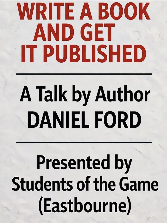 StudentsofGame's tweet image. 🚨 Event Alert 🚨

Daniel Ford – author of Fish, Chips &amp;amp; Football – is giving a talk in the shop this Tuesday.

📍 Students of the Game, 3 South Street, Eastbourne
🕖 7pm doors | 7:30pm start
⚽ Football memorabilia discounts for attendees!