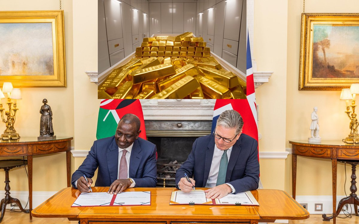sholard_mancity's tweet image. My brothers and sisters,
I came across something that truly disturbed me last Saturday, the ruto govt is planning to buy more gold and keep it not in Kenya, but in the Bank of England, UK.
Now, I know many will disagree with me on this; but please hear me out. This is how I see…