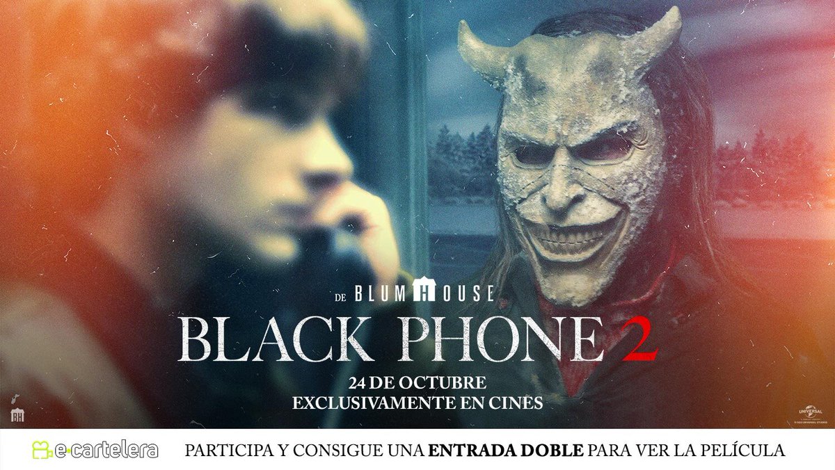 📞 SORTEAMOS 5 entradas dobles para #BlackPhone2 
 👉 ver.ec/b511
¿Seguro que quieres coger esa llamada? 24 de octubre exclusivamente en cines 🍿
