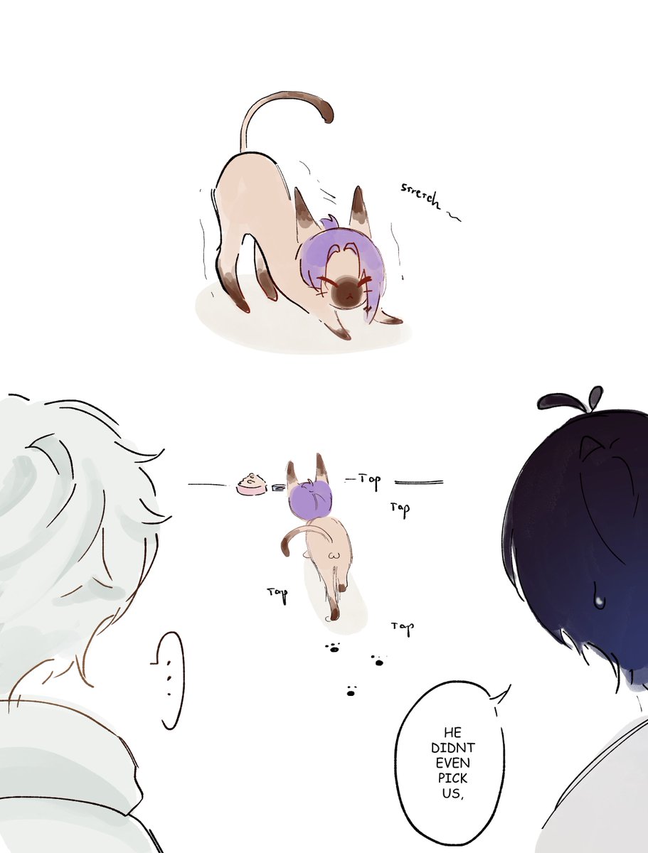 monqn_031's tweet photo. Continue of cat reo! Idk what came into me, yesterday i saw ppl react to my old post and i think it's too cute not to draw another.
#ngro ? https://t.co/7TaEEoGkTL