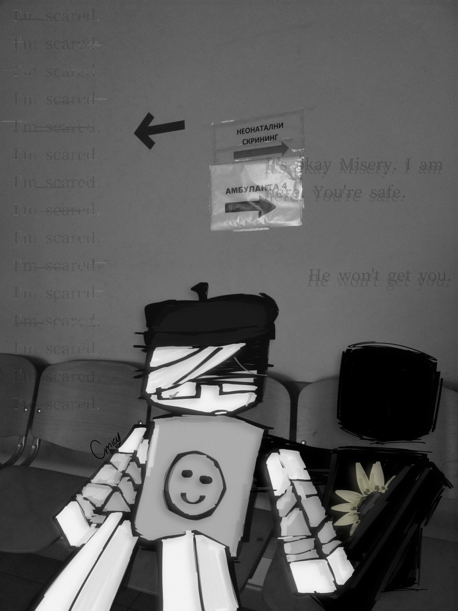 urbrokenemo's tweet image. It&apos;s okay Misery.
#robloxoc #ocart #whiteoutoc #forsakenoc