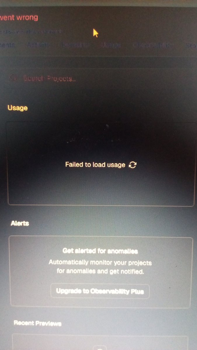 codewithpdev's tweet image. Is anyone else experiencing this?
It seems like @vercel_status servers are having issues this morning — most project (new and old) associated with backend are returning 500 errors, even the dashboard is down. The status page also reports elevated errors.
@vercel_support 🥹🙏