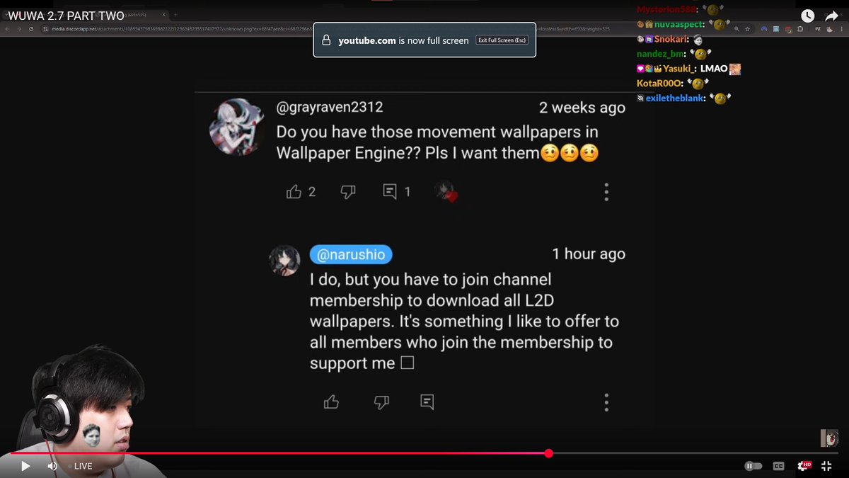 Sexaniii's tweet photo. @Narushio_wuwa This dog also tried to paywall live wallpaper that is not his btw. 

Lmao get fucked you fucking parasite. Uninstall wuwa and never come back. There's many concrete proofs against your beggar and asshole behavior. https://t.co/x57Hn7yKVT