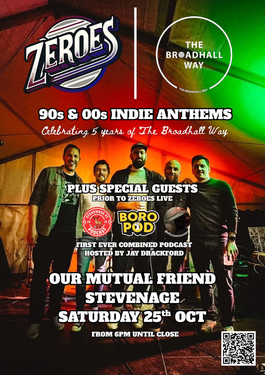 As part of this Saturdays <a href="/TheBroadhallWay/">TheBroadhallWay</a> event, I will be picking the brains of <a href="/SJWatkins/">Steve Watkins</a> <a href="/deanos13/">Deano</a> <a href="/Boropod/">Boropod</a> and <a href="/TSFCPodcast/">The Stevenage FC Podcast</a> on <a href="/StevenageFC/">Stevenage FC 🔴⚪</a> trivia and more. Including some unreal stats from <a href="/_BoroStats/">BoroStats</a> to keep them on their toes.  

We will also touch base on the season so